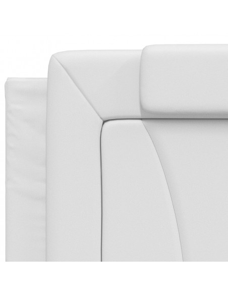 Giroletto con Luci LED Bianco 200x200 cm in Similpelle