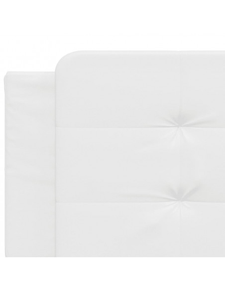 Giroletto con Luci LED Bianco 200x200 cm in Similpelle