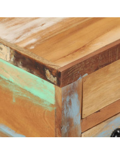 Tavolino da Salotto in Legno di Recupero 70x70x38 cm