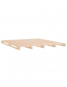 Giroletto in Legno Massello di Pino 120x190 cm Small Double 2