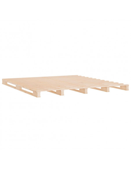 Giroletto in Legno Massello di Pino 120x190 cm Small Double