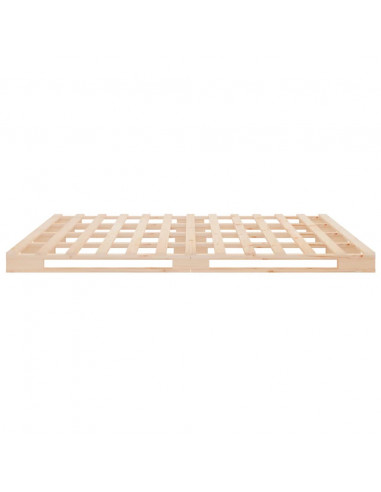Giroletto in Legno Massello di Pino 120x190 cm Small Double