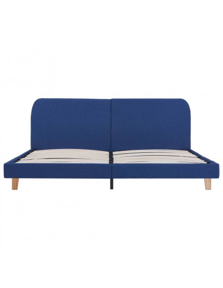 Giroletto senza Materasso Blu 150x200 cm in Tessuto