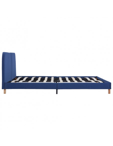 Giroletto senza Materasso Blu 150x200 cm in Tessuto