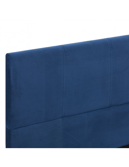 Giroletto senza Materasso Blu 150x200 cm in Tessuto