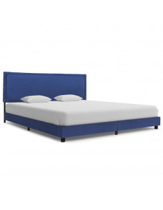 Giroletto senza Materasso Blu 150x200 cm in Tessuto