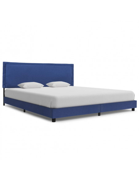 Giroletto senza Materasso Blu 150x200 cm in Tessuto