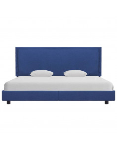 Giroletto senza Materasso Blu 150x200 cm in Tessuto 2