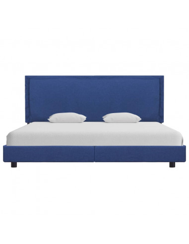 Giroletto senza Materasso Blu 150x200 cm in Tessuto