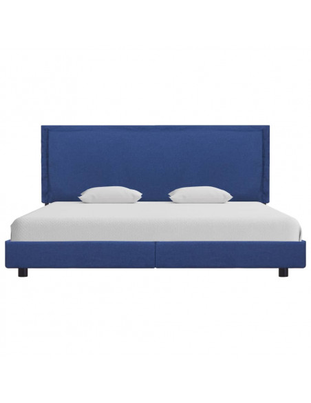 Giroletto senza Materasso Blu 150x200 cm in Tessuto