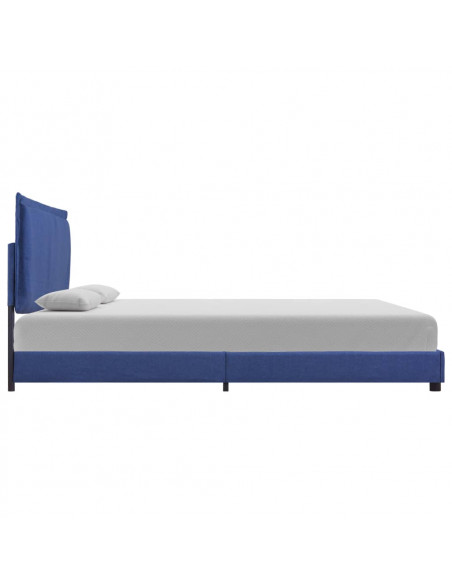 Giroletto senza Materasso Blu 150x200 cm in Tessuto