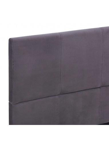 Giroletto senza Materasso Grigio 135x190 cm in Tessuto