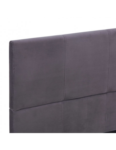 Giroletto senza Materasso Grigio 135x190 cm in Tessuto