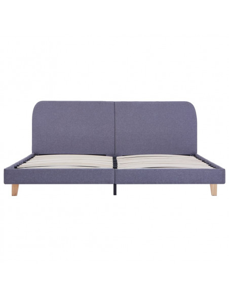 Giroletto senza Materasso Grigio Chiaro 150x200 cm in Tessuto