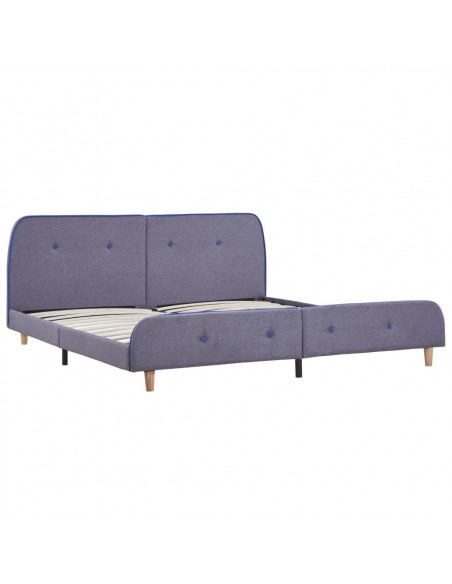 Giroletto senza Materasso Grigio Chiaro 150x200 cm in Tessuto