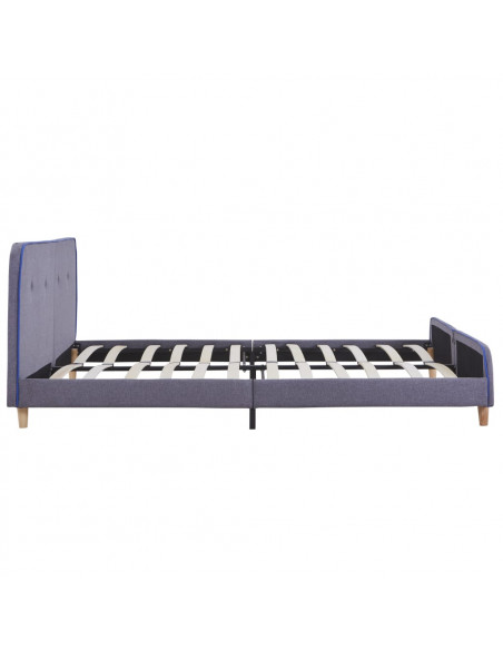 Giroletto senza Materasso Grigio Chiaro 150x200 cm in Tessuto