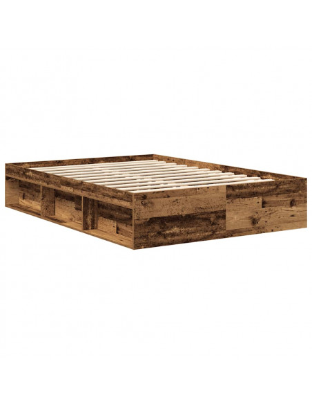 Giroletto senza Materasso Legno Antico 120x190cm in Truciolato