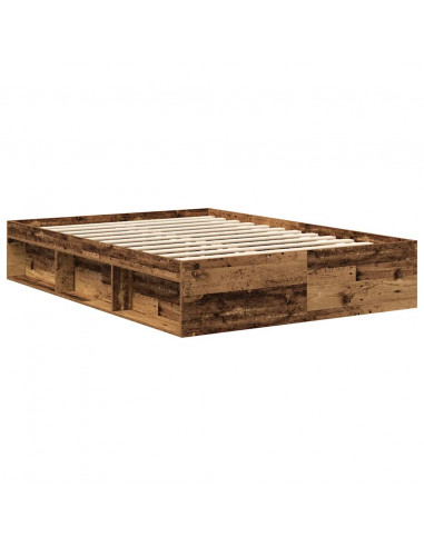 Giroletto senza Materasso Legno Antico 140x190cm in Truciolato