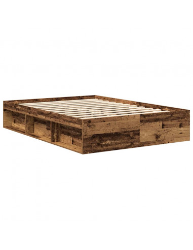 Giroletto senza Materasso Legno Antico 140x200cm in Truciolato