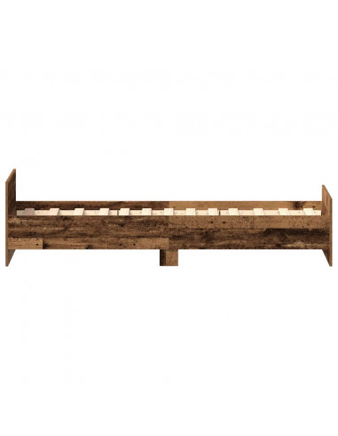 Giroletto senza Materasso Legno Antico 75x190 cm in Truciolato