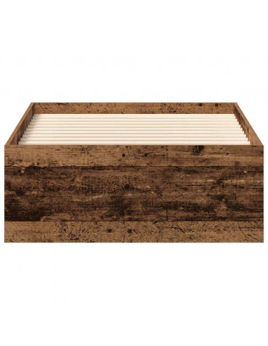 Giroletto senza Materasso Legno Antico 90x190cm in Truciolato