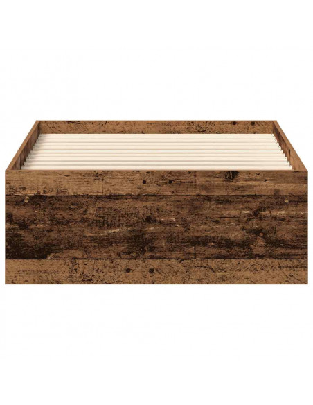 Giroletto senza Materasso Legno Antico 90x190cm in Truciolato