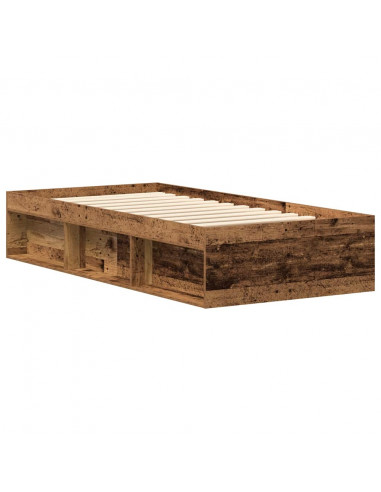 Giroletto senza Materasso Legno Antico 90x200cm in Truciolato