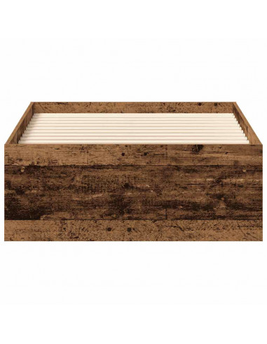 Giroletto senza Materasso Legno Antico 90x200cm in Truciolato