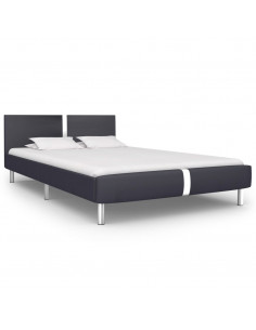 Giroletto senza Materasso Nero in Similpelle 135x190 cm