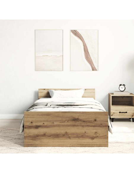 Giroletto senza Materasso Rovere Artigianale 100x200cm