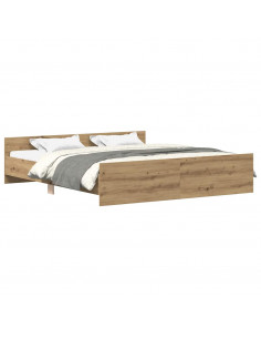 Giroletto senza Materasso Rovere Artigianale 160x200 cm