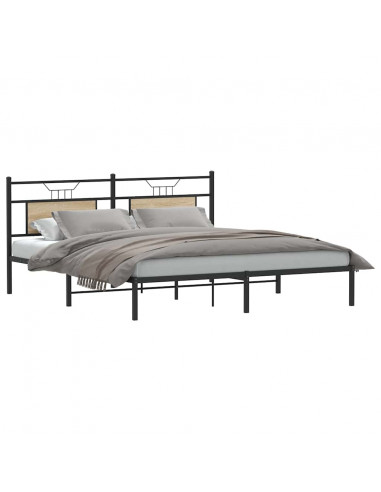 Giroletto senza Materasso Rovere Sonoma 183x213cm in Truciolato
