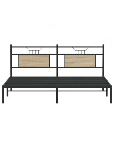 Giroletto senza Materasso Rovere Sonoma 183x213cm in Truciolato
