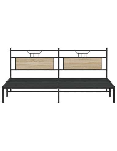 Giroletto senza Materasso Rovere Sonoma 193x203cm in Truciolato