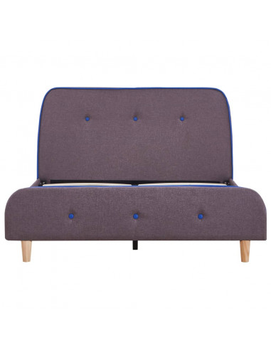 Giroletto senza Materasso Tortora 120x190 cm in Tessuto