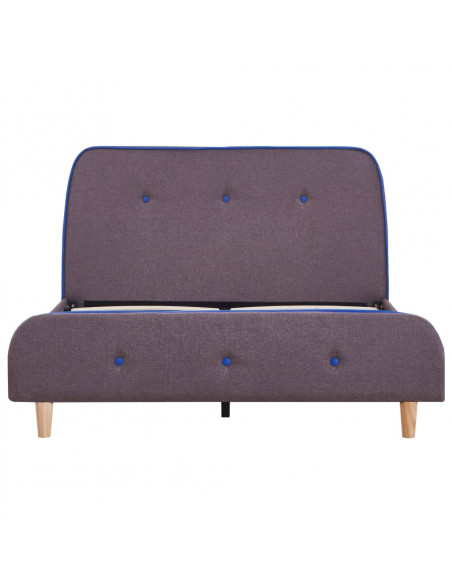 Giroletto senza Materasso Tortora 120x190 cm in Tessuto