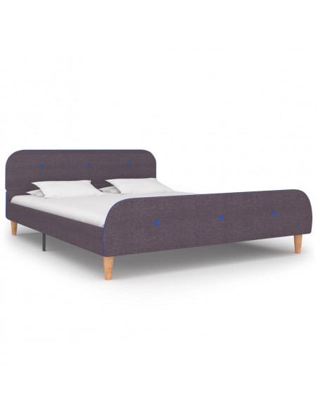 Giroletto senza Materasso Tortora 135x190 cm in Tessuto