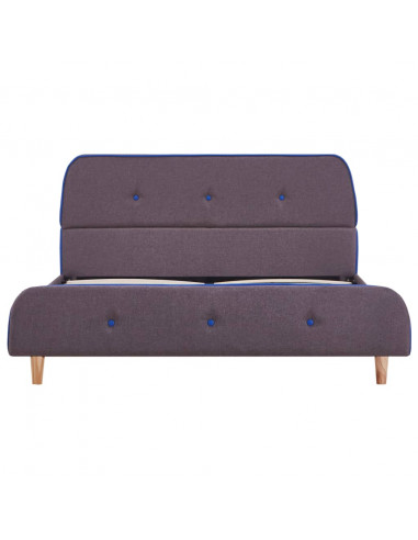 Giroletto senza Materasso Tortora 135x190 cm in Tessuto
