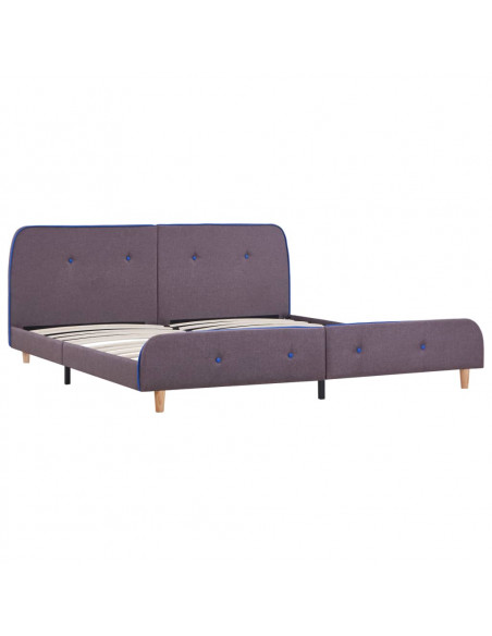 Giroletto senza Materasso Tortora 150x200 cm in Tessuto