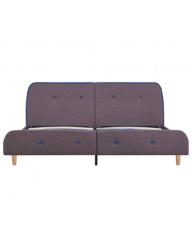 Giroletto senza Materasso Tortora 150x200 cm in Tessuto
