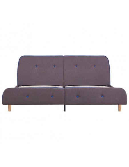 Giroletto senza Materasso Tortora 150x200 cm in Tessuto