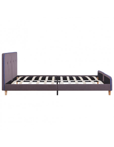 Giroletto senza Materasso Tortora 150x200 cm in Tessuto