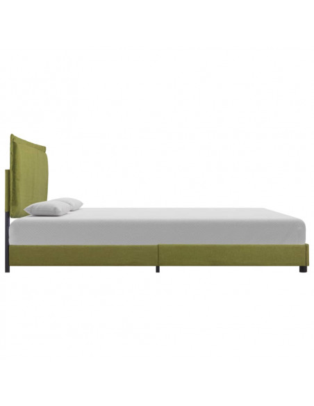 Giroletto senza Materasso Verde 135x190 cm in Tessuto