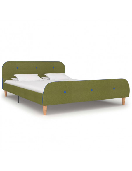 Giroletto senza Materasso Verde 135x190 cm in Tessuto