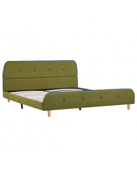 Giroletto senza Materasso Verde 135x190 cm in Tessuto