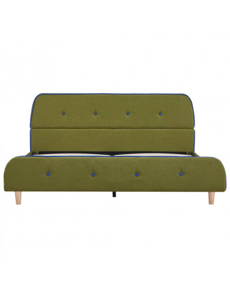Giroletto senza Materasso Verde 135x190 cm in Tessuto