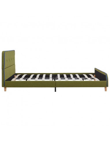 Giroletto senza Materasso Verde 135x190 cm in Tessuto