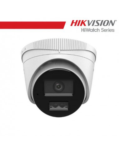 HiWatch Hikvision Videocamera Turret IP 4MP 2.8mm Smart Light - HWI-T240HA-LU(2.8mm)