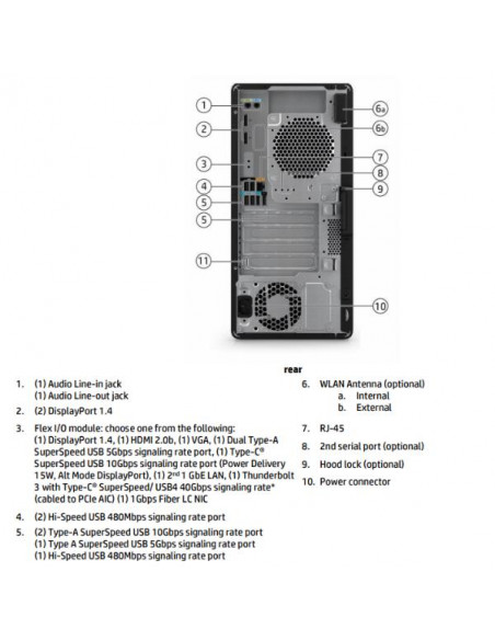HP Z2 G9 TWR I714700 32GB/1TB PC