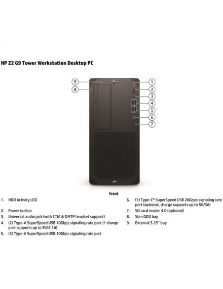 HP Z2 G9 TWR I714700 32GB/1TB PC